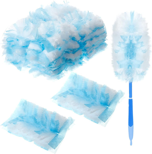 Duster Refills Compatible with Swiffer Dusters, Bulk Disposable Replacement, Heavy Duty for Home and Office Cleaning