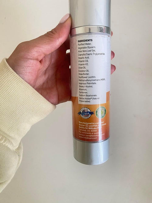 All Natural Vitamin D3 10000IU Cream, Maximum Strength, Fight Vitamin D Deficiency Naturally with Vitamin K2 & Olive