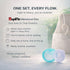 HepiFlo 2 12-Hour Menstrual Disc Combo Reusable Disc in Sizes (Small & Large) Medical-Grade Silicone, Leak-Free