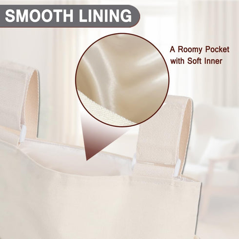 Walker Bag, Washable Walker Accessories Storage Bags with Cup Holder, Handy Walker Basket Pouch Tote Bag for Folding