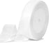 White Ribbon 1 Inch x 50 Yards for Flower Bouquets, Sheer Organza for Gift Wrapping, Wedding Party Decorations