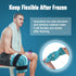 Ice Pack for Knee After Surgery - 2 Hours Long Lasting Cold Therapy Flexible Wrap for Knee Injuries, Pain Relief, Green