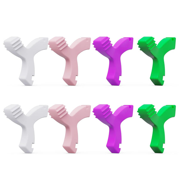 Chewies for Invisalign Aligner, DLENP 8 PCS Y-Shaped Chewies for Aligner Trays, 2 Pcs Unflavored, Strawberry, Mint,