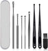 Ear Wax Removal Kit for Adults and Kids, One-Piece Ear Picker Design, Ear Cleansing Brush with Storage Box (White)