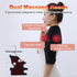 WOOLALA Heated Shoulder Brace with Massager Portable Electric Heating Pad for Shoulder Pain and Upper Arm Muscle