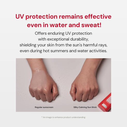 THANKYOU FARMER Sun Project Silky Calming Sun Stick SPF50+ PA++++ - Water-Resistant Korean Sunscreen Stick for Face,