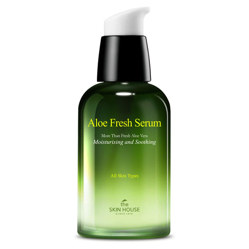 THE SKIN HOUSE Aloe Fresh Serum 1.7 fl.oz - Soothing & Moisturizing Facial Serum with Aloe Vera & Collagen