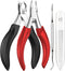 Toenail Clippers for Thick Nails – Podiatrist Nail Clippers with Surgical Stainless Steel Sharp Curved Blades