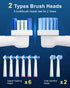MCUDKIK 5 2-Minute 8 (2 Rotating Electric Toothbrush for Adults, Rechargeable Power Toothbrush with Cleaning Modes