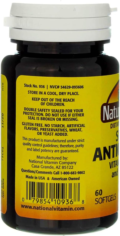 Super Antioxidant Aces, Nature's Blend, 60 Sgels