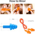 Ear Plugs for Swimming, Soft Silicone Ear Plugs for Sleeping, Noise Cancelling, Reusable, 6 Pairs for Protection