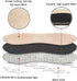 Dr. Foot's Heel Grips Liner Insert for Loose Shoes - Non-Slip Shoe Inserts Preventing Heel Slipping and Rubbing (Beige)
