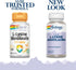 SOLARAY L-Lysine Monolaurin Immune Support Supplement, 500 mg Each, 30 Servings, 60 VegCaps, 60-Day Money Back Guarantee