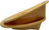 2 Pack Heavy Duty Portable Deluxe Stackable Contour Bedpan, Gold