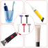 HJZHII 10 Pcs Metal Toothpaste Squeezer, Tube Squeezer Tool Toothpaste Roller Tube Wringer for Extruding Toothpaste