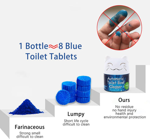 Simple Life Toilet Bowl Cleaner, Automatic Long-Lasting Tablets, Easy-To-Use, Septic Safe, 3 Count