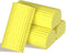 4-Pack Damp Clean Duster Sponge Brush for Cleaning Blinds, Glass, Baseboards, Vents, Mirrors (Yellow)