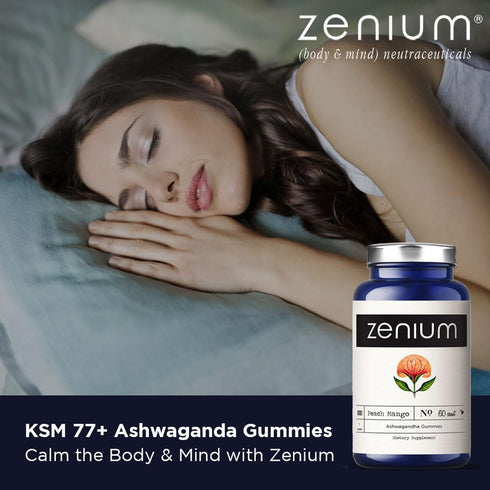Ashwagandha Gummy 3,000mgs | Extra Strength | KSM-77+ High Potency, 10% Withanolide | Delicious Peach Mango | 60 Count