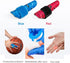 Kuangmi Finger Sleeve Support Protector, Finger Splint Brace for Pain Relief, S/M, Red