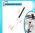 Clothes Dryer Lint Vent Trap Cleaner Brush, Gas Electric Fire Prevention Exhaust (1 Pack)