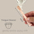 Ali+Oli Oral Care Set for Baby (Blush), Includes Baby Finger Toothbrush x 2, Tongue Scraper, BPA Free