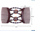 LOVEF Thick Hair Clip - Magic Wood Beads Double Hair Comb Clip, 4pcs for Popular Hairstyles