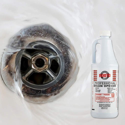 Rooto Professional Drain Opener - Deep Penetration, Dissolves Grease and Residues from Septic Tanks