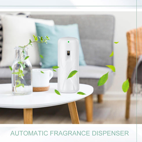 2 Pcs Automatic Air Freshener Spray Dispenser, Battery Operated for Bathroom, Bedrooms, Offices, Hotels