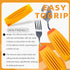 Set, Thick Solid Weighted Adaptive Utensils Non-slip Handle Eating Spoon and Fork for Hand Tremors, Arthritis