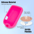 YOUSHARES Libre 2 Reader Silicone Case with 20 Packs Libre 2 Sensor Covers Waterproof, Anti-Drop Scratches Protective Case for Adhesive Patches Sensor (Pink)