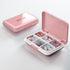 Daily Pill Organizer, Dtouayz Travel Pill Case - Waterproof 6 Compartment Medicine Holder for Vitamins and Supplements