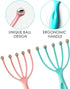 Seddy Portable Scalp Massager, Hand Held SPA Head, Neck, & Body Massager for Deep Relaxation (2 Pack) (Blue)(Pink)