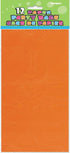 Vibrant Orange Paper Party Bags, Pack of 12, Premium Quality