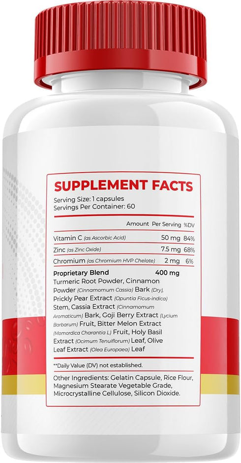 Glyco Renew Blood Support Capsules - Advanced Natural Formula for Healthy Levels, Maximum Strength (2 Pack - 120