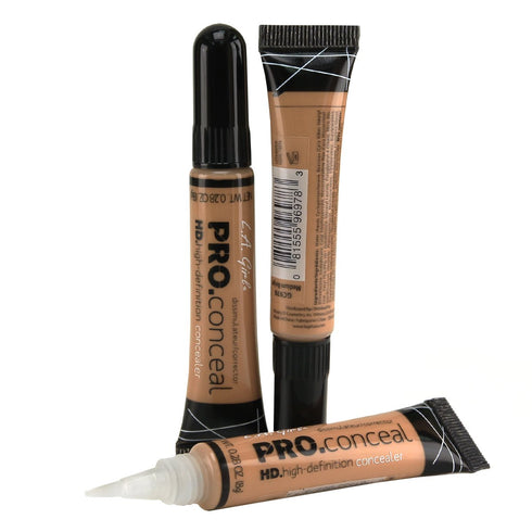 LA Girl HD Conceal High Definition Concealer (Medium Beige) - Pack of 3