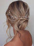 JAKAWIN Bride Crystal Wedding Hair Vine, Silver Bridal Hair Piece Rhinestone Accessories for Women