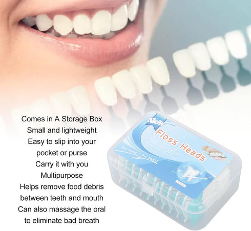 Interdental Brush, Floss Toothpick Brush, 200pcs Portable Safe Plaque Removal for Travel Oral Care