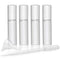 L'AUTRE PEAU Refillable Perfume & Cologne Fine Mist Atomizers, Portable Travel Size - 4 Pc Pack of 5ml (Silver)