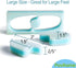 Povihome 10 Pack Foam Toe Spacers, 3-Layer Toe Separators, Large Size for Crooked, Overlapping Toe Relief