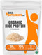BulkSupplements.com Organic Rice Protein Powder, Unflavored Plant Protein, Vegan, Dairy Free, 30g per Serving, 100g