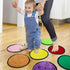 Inbeby 16 Set Round Sensory Mini Mats Textured Sensory Tiles - Sensory Toys for Autistic Children, Babies and Toddlers