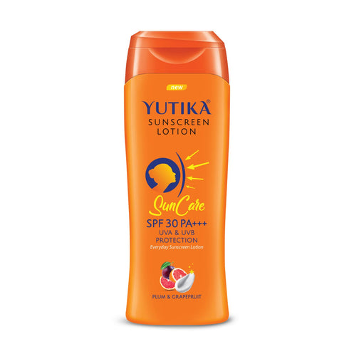 Yutika Sunscreen Lotion SPF 30 PA+++ for Women and Men, UVA & UVB Protection for Face and Body 100/3.53 Fl Oz