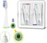 Toothbrush Replacement Heads, 4-Pack, White for Waterpik Complete Care 5.0/9.0 (CC-01/WP-861), STRB-4WW