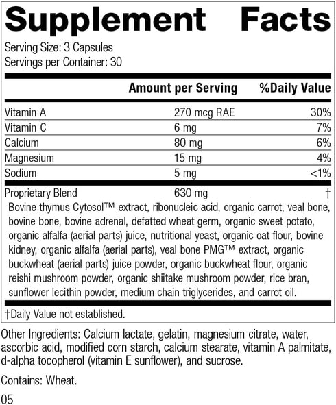 Standard Process Congaplex - Thymus Gland Support Supplement with Immune Health Ingredients