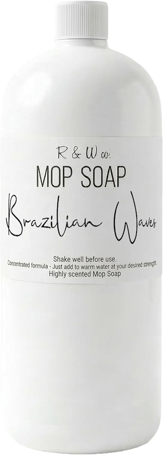 R & W Co. R&W CO. Original 32 oz Premium Mop Soap Brazilian Waves Scented, Gentle