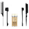 VOLLUCK Hair Wax Stick for Wigs, 2.7Oz Edge Control Slick Stick with 4 PCS Edge Brushes Hair Styling Comb Set