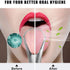 1Pc Silver Tongue Scraper, Metal Cleaner for Bad Breath, Stainless Steel Professional Tongue Cleaner for Oral Care