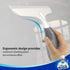 MR.SIGA Multi-Purpose Silicon Squeegee - Window, Glass, Shower Door, Heavy Duty Window Scrubber, 10 inch, 2 Pack
