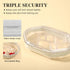 HENOROFEAR Organizer,7 Day Weekly Pill Compartments Travel Pill Dispenser,Small Pill Box for Pocket Purse Portable