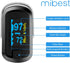 mibest OLED Finger Pulse Oximeter, O2 Meter in Dual Color White/Black